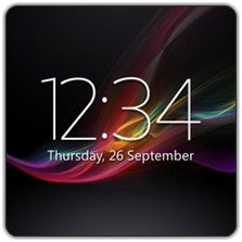 Xperia Digital Clock