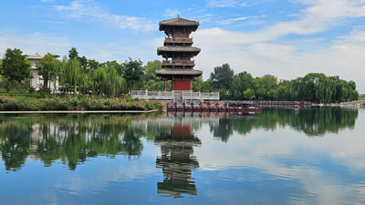 晋祠流水如碧玉
